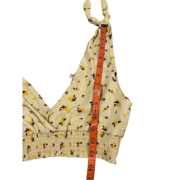 Lottie Moss Floral Cropped Tank Top Beach Coastal Vacation - Picture 8 of 10